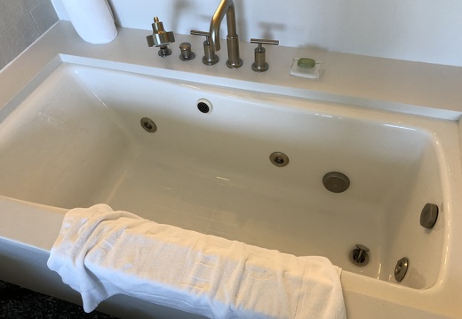 Bathtub in main bathroom