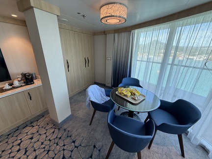 Table Area (constantly replenished with snacks)